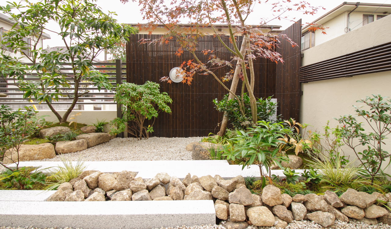 日本庭園 和風庭園 横浜の外構 エクステリア 庭 ヒールザガーデン