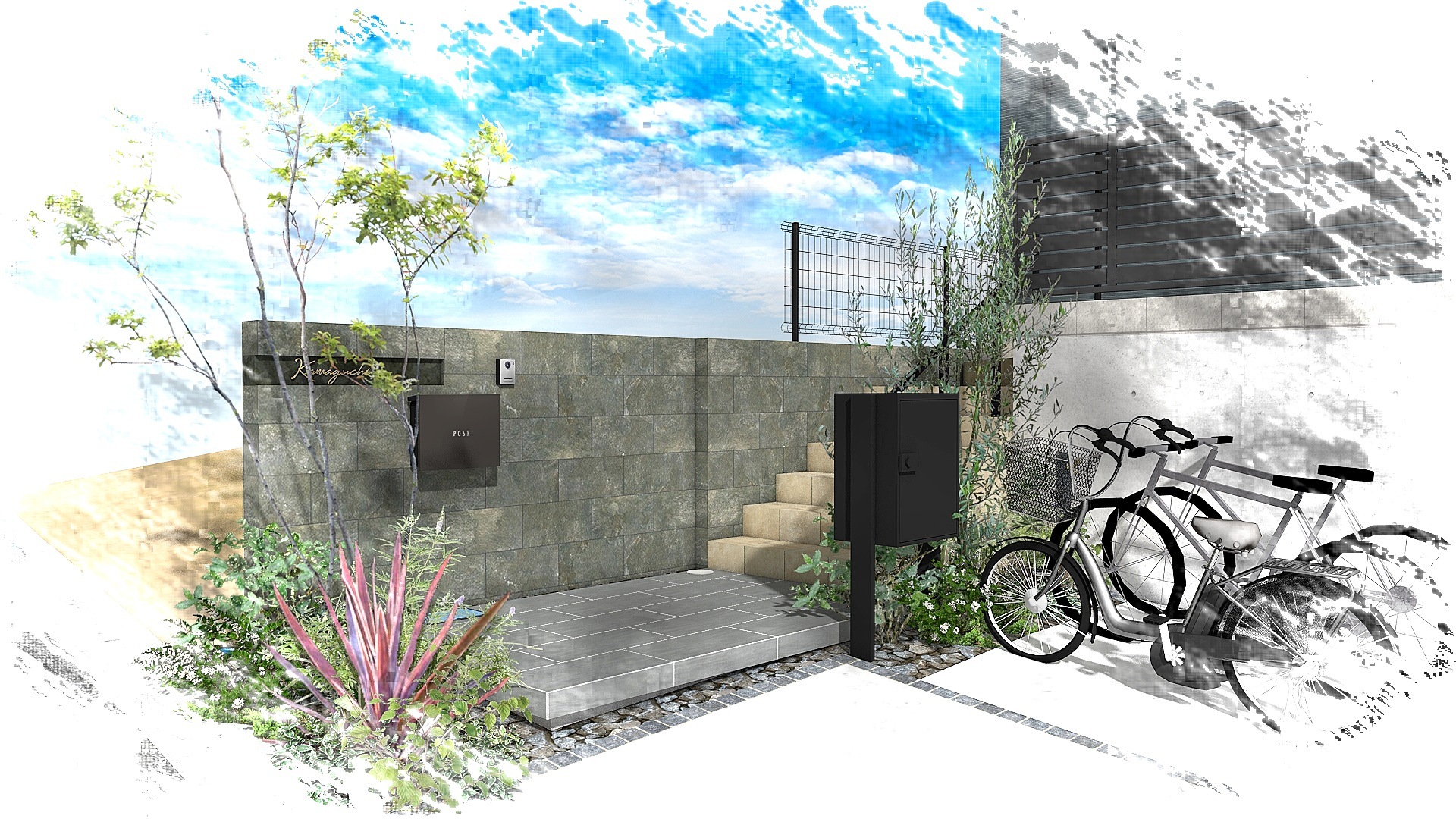 新築エクステリアプラン