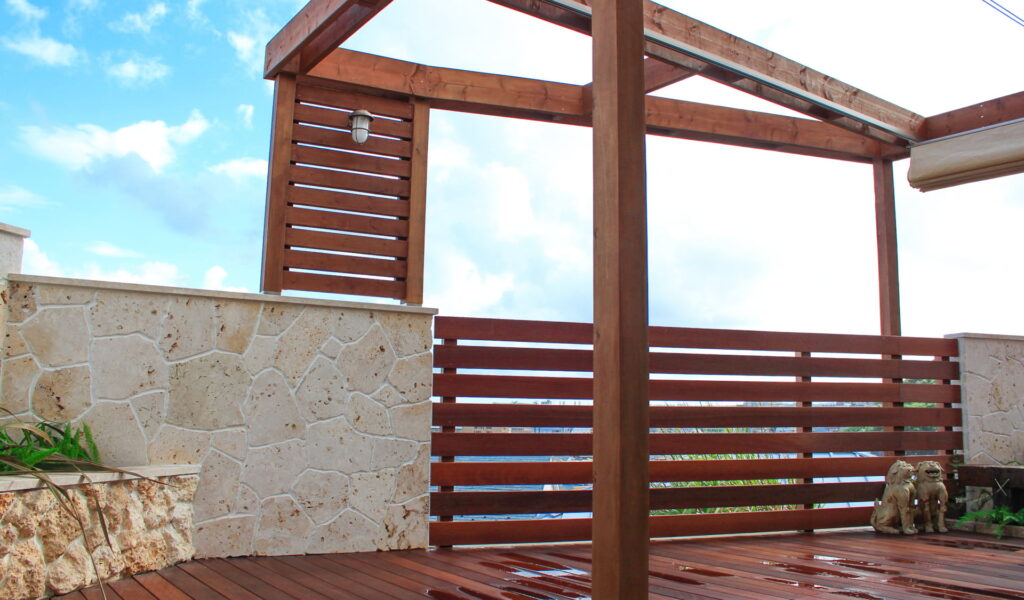 開放感あふれるアジアンリゾートガーデン