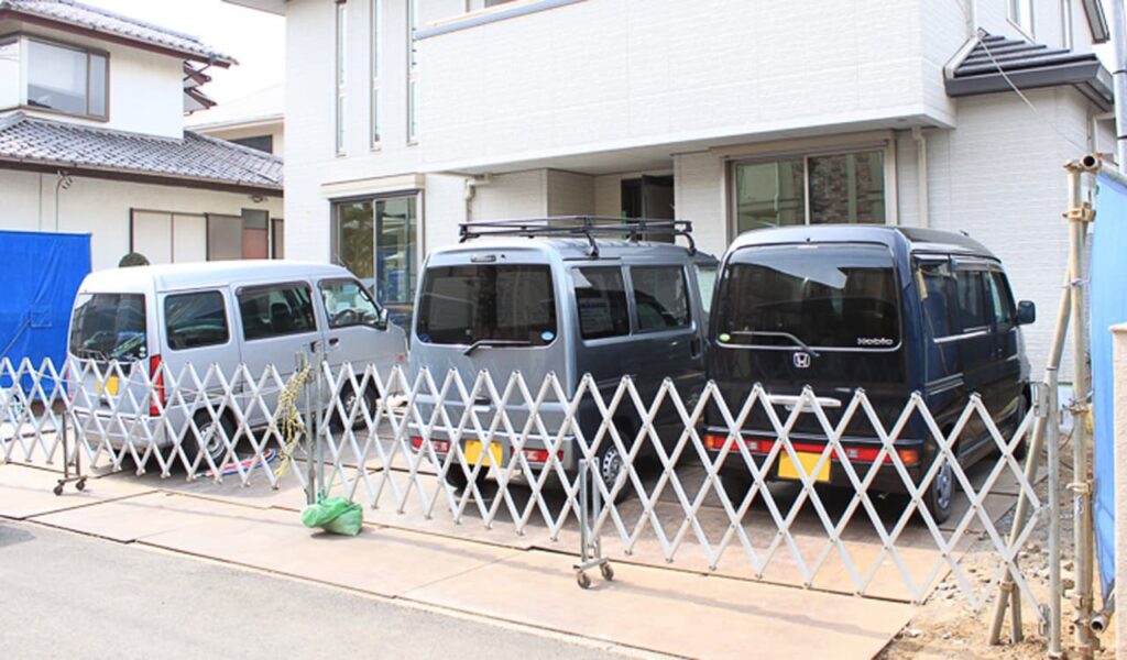 洋風庭園のある新築外構