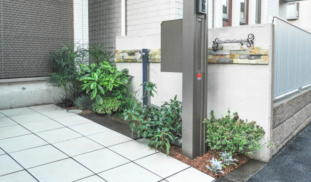 駐車スペース改善と植栽提案