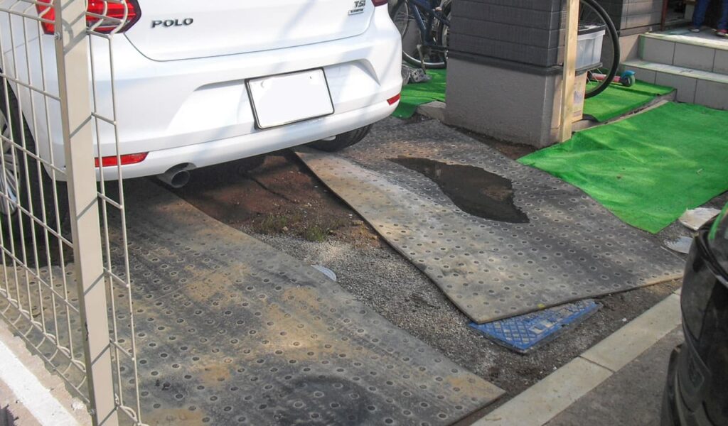 新築住宅に似合うウリン材のナチュラルエクステリア