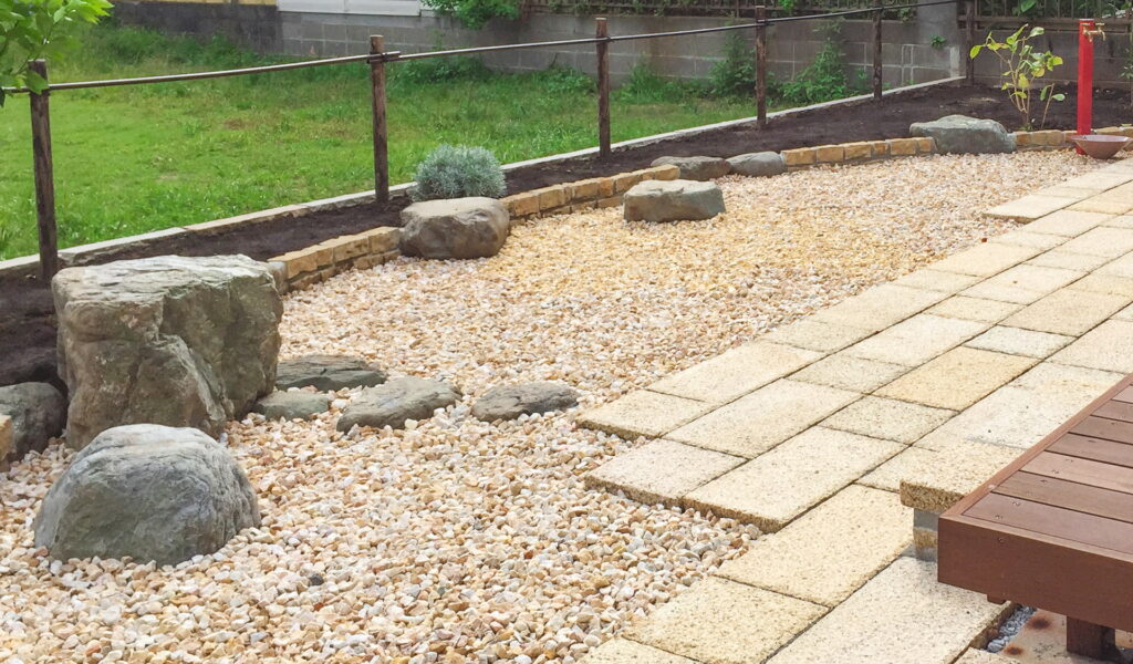 モダン和庭外構リフォーム