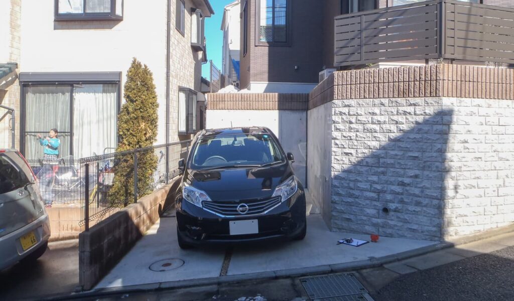 車庫上スカイデッキで安全と美観を両立