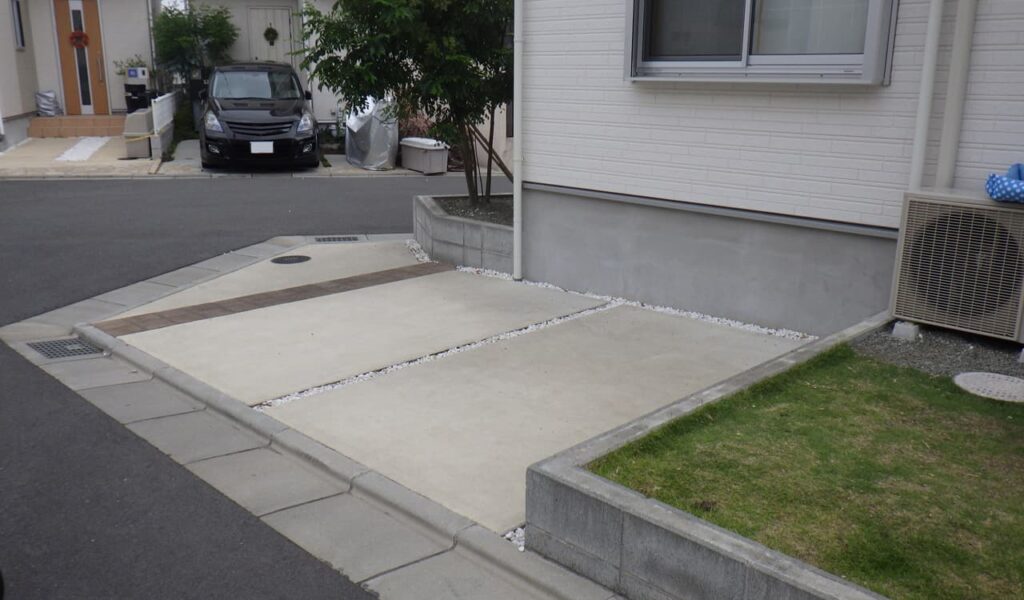 湘南の風を感じるウリン材ウッドデッキの外構工事