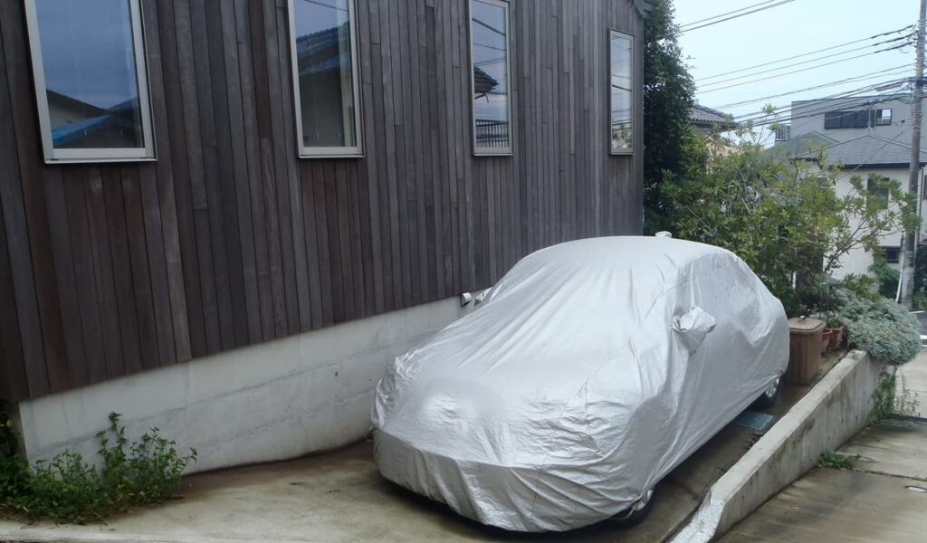 海を一望するスカイデッキ外構工事