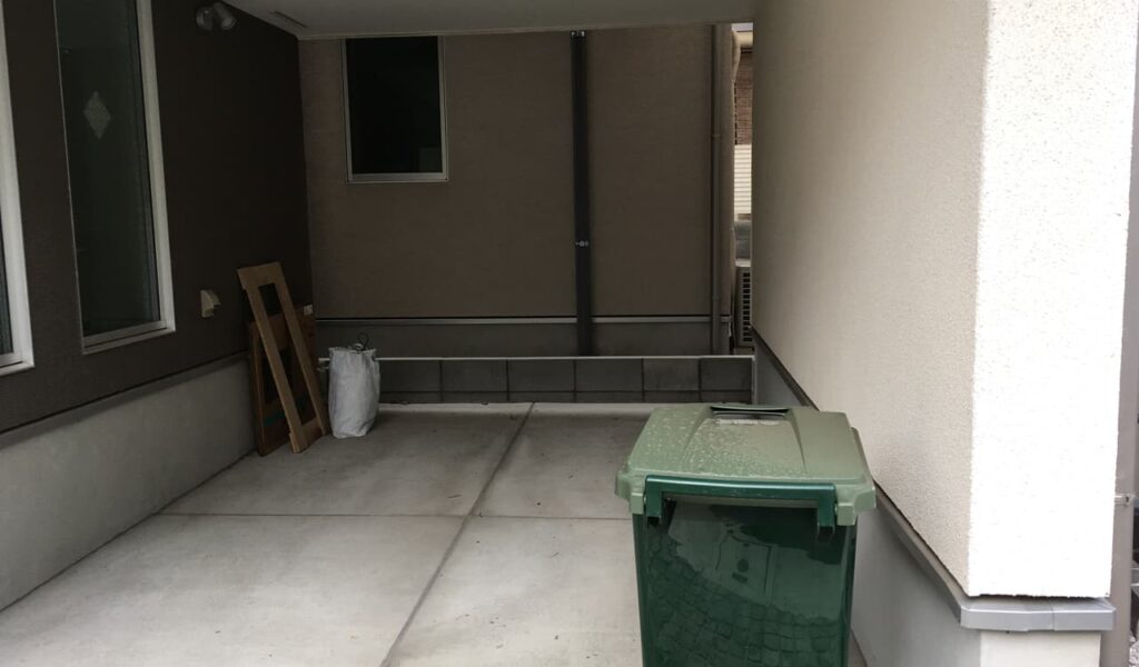 新築後住宅をモダンなクローズ外構へリフォーム