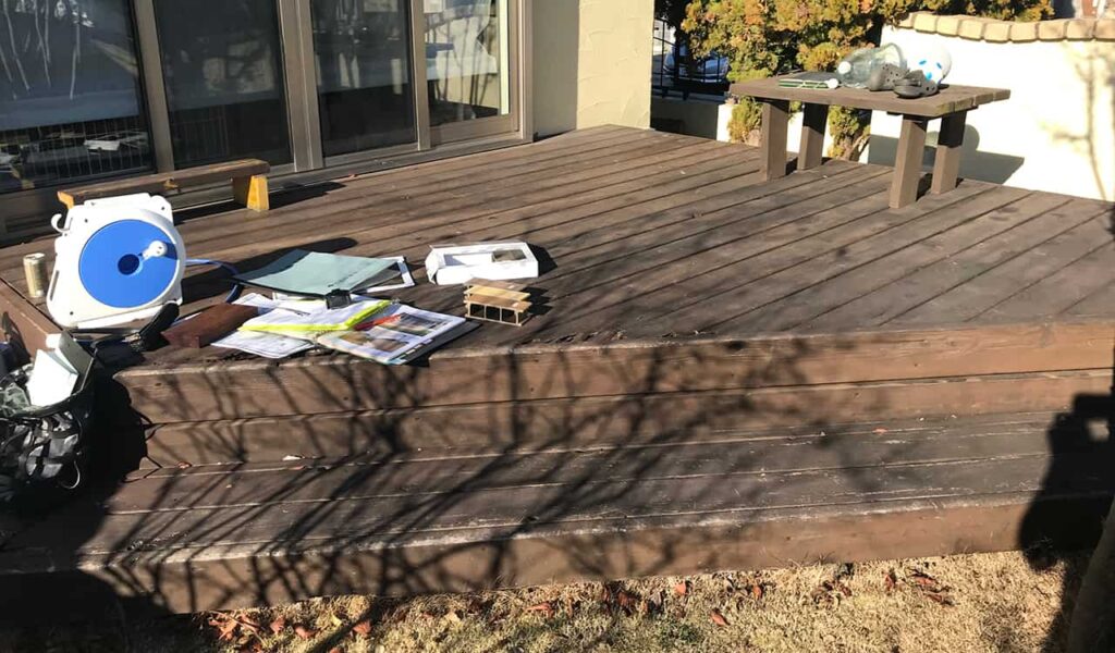 心安らぐ癒やしのタイルテラス