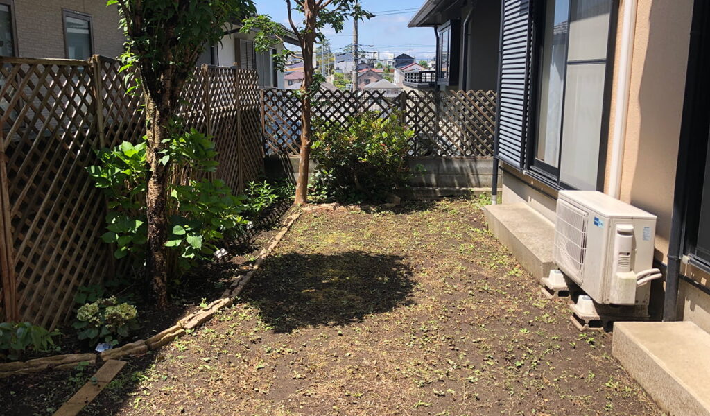 雑草対策もバッチリな快適ウッドデッキお庭リフォーム