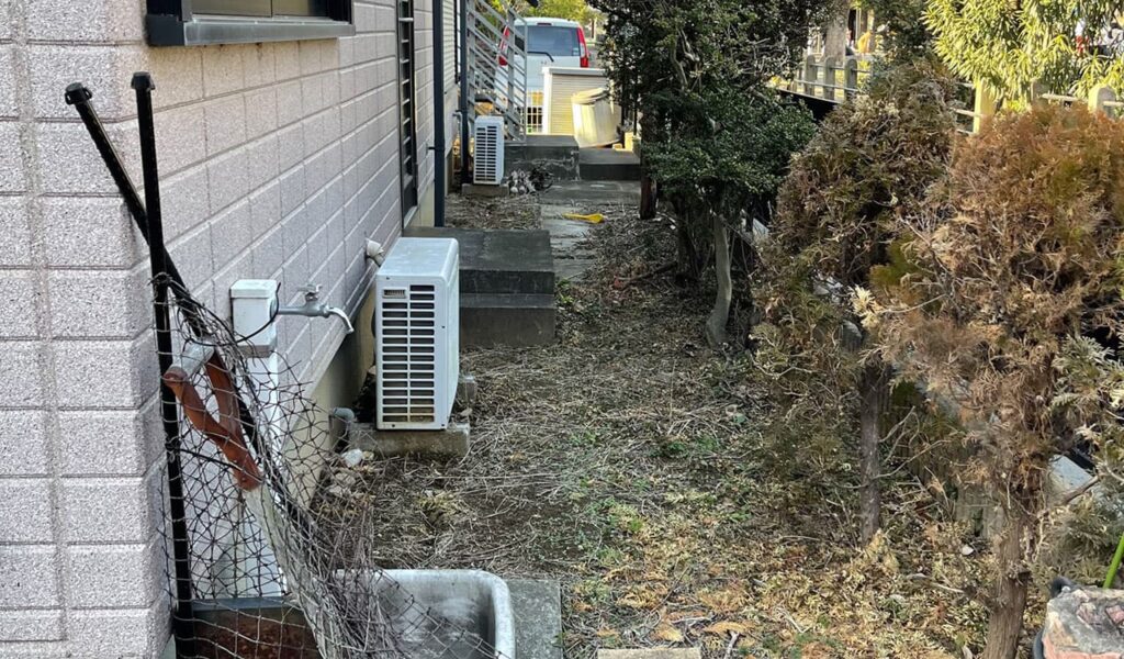 野良猫防止と手間いらずのウッドデッキ外構リフォーム