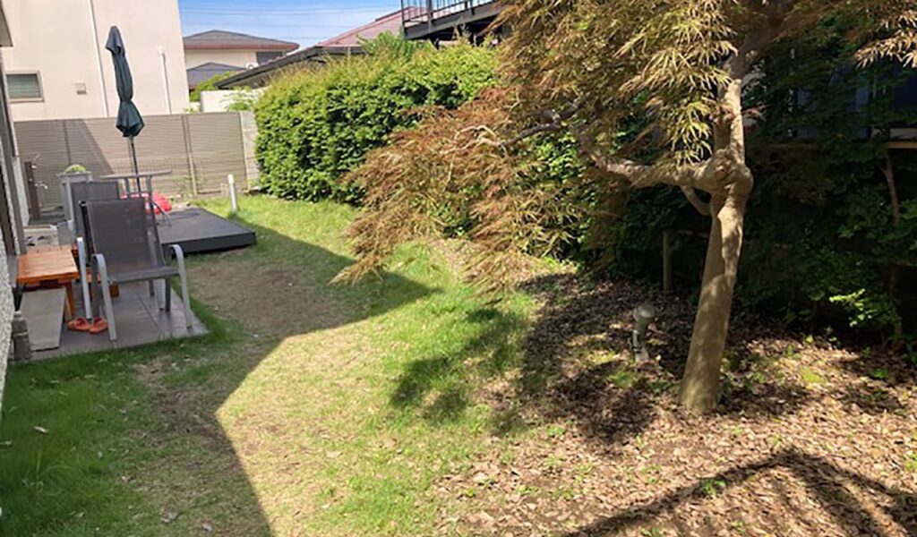 家族と愛犬が楽しむタイルテラスのお庭リフォーム