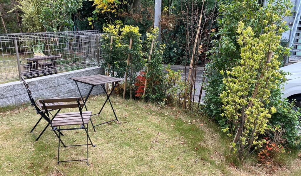 広々使えるナチュラルアウトドアリビング