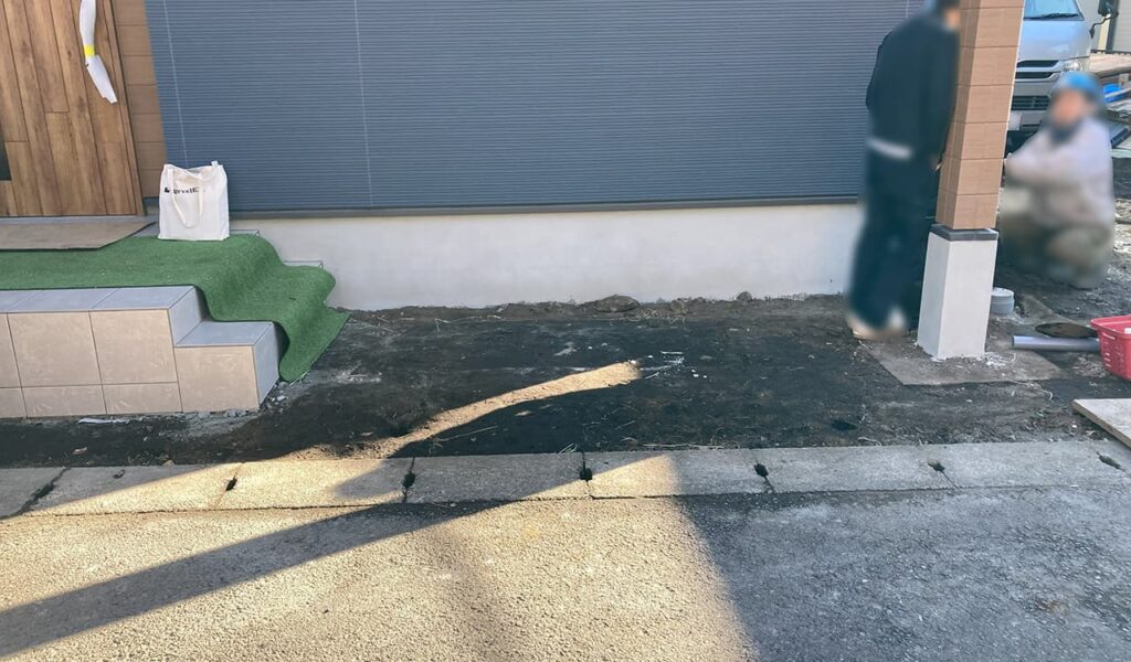 和風要素とプライベート空間を重視した新築エクステリア