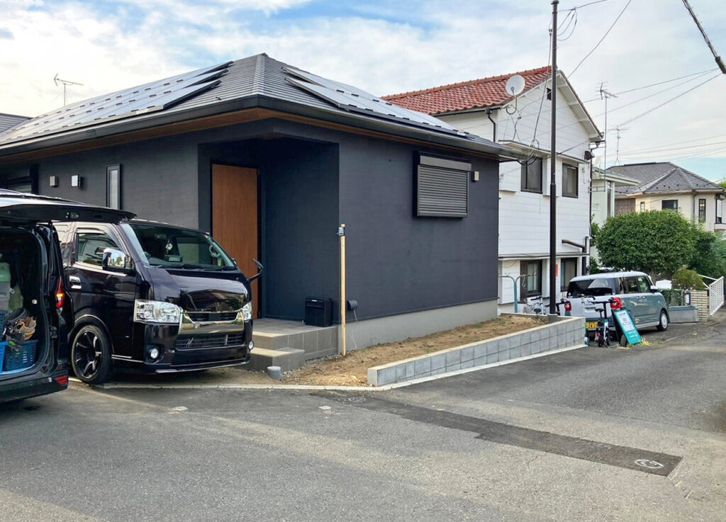 平屋の和モダンエクステリア